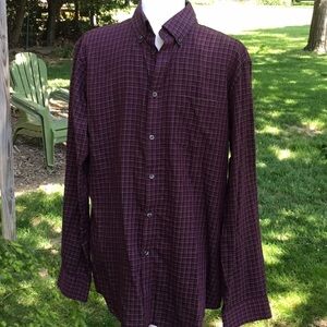 Van Heusen burgundy button down